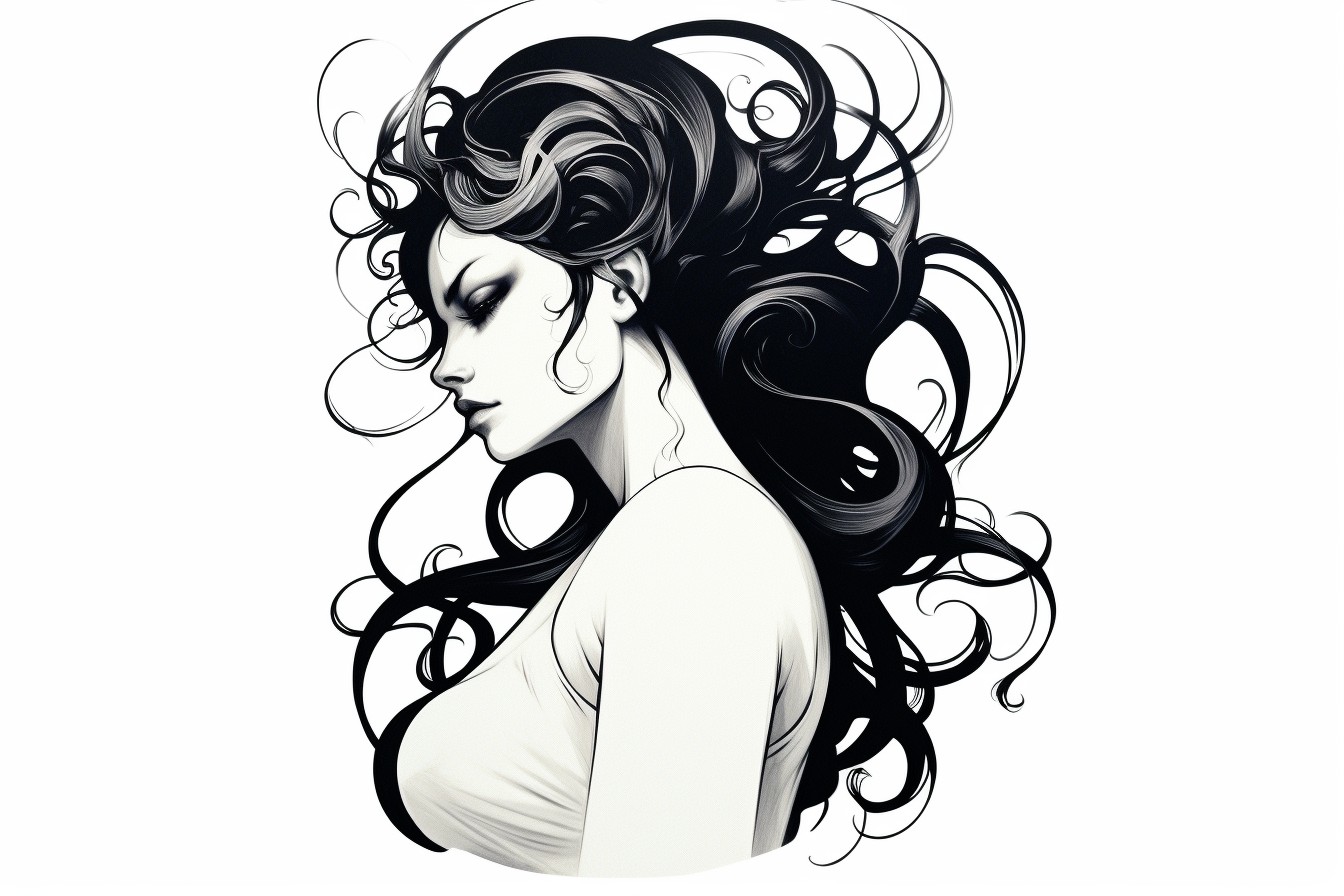 Lilith - tatoo inspirace via AI Midjourney 23